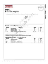 BF246A_J35Z Datasheet Cover