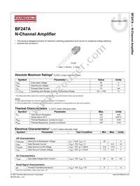 BF247A_J35Z Datasheet Cover