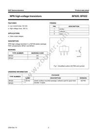 BF620 Datasheet Page 3