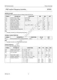 BF824 Datasheet Page 4