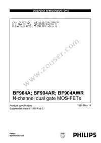 BF904AWR Datasheet Cover