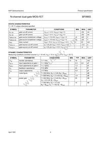BF996S Datasheet Page 4