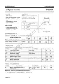 BFG10W/X Datasheet Page 2