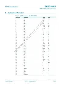 BFG310/XR Datasheet Page 7