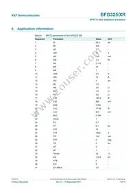BFG325/XR Datasheet Page 7