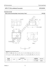 BFG403W Datasheet Page 10