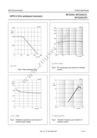 BFG540/XR Datasheet Page 5