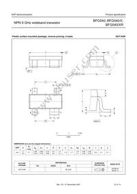 BFG540/XR Datasheet Page 12