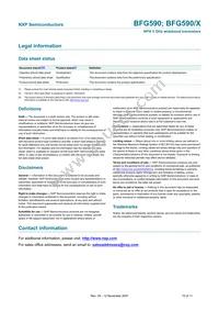 BFG590 Datasheet Page 10