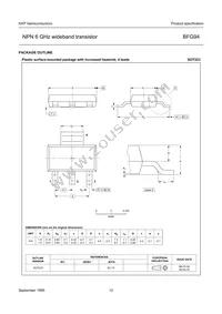 BFG94 Datasheet Page 12