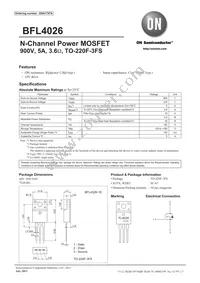 BFL4026 Datasheet Cover