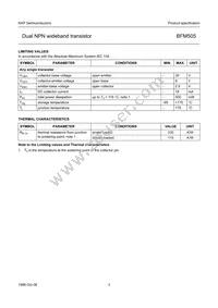 BFM505 Datasheet Page 3