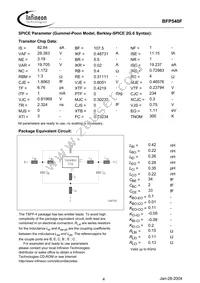 BFP 540F E6327 Datasheet Page 4