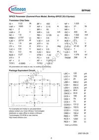 BFP 640 H6433 Datasheet Page 4