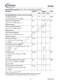 BFR 360F E6765 Datasheet Page 3