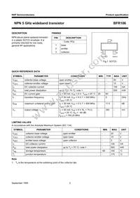 BFR106 Datasheet Page 2