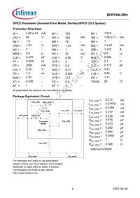 BFR750L3RHE6327XTSA1 Datasheet Page 4