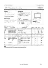 BFR92AW Datasheet Page 2