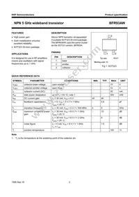 BFR93AW Datasheet Page 2