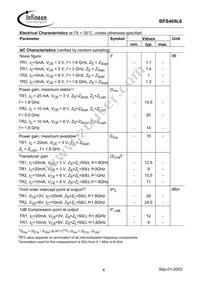 BFS 469L6 E6327 Datasheet Page 4