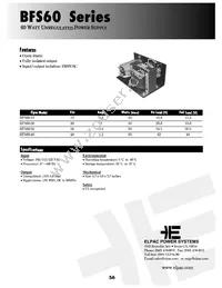 BFS60-24 Datasheet Cover