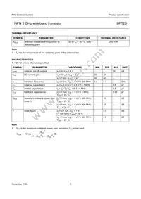 BFT25 Datasheet Page 3