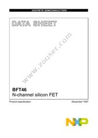 BFT46 Datasheet Cover