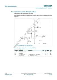 BFU520AVL Datasheet Page 17