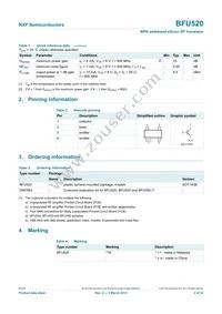 BFU520VL Datasheet Page 2