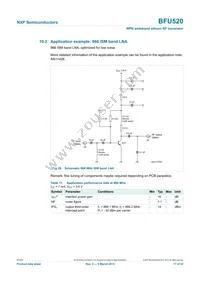 BFU520VL Datasheet Page 17