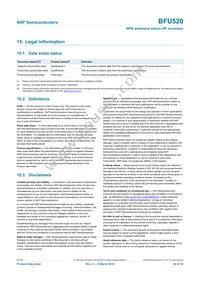 BFU520VL Datasheet Page 20