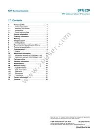 BFU520VL Datasheet Page 22