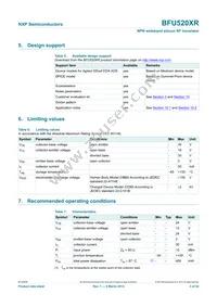 BFU520XRVL Datasheet Page 3