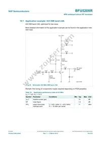 BFU520XRVL Datasheet Page 16