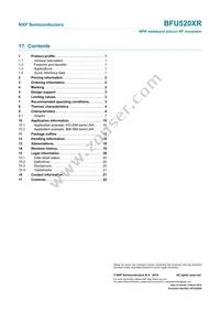 BFU520XRVL Datasheet Page 22