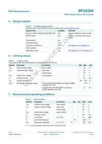 BFU520XVL Datasheet Page 3