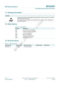 BFU520YF Datasheet Page 17