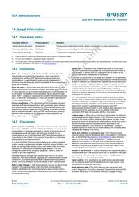 BFU520YF Datasheet Page 18