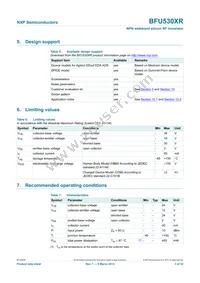 BFU530XRVL Datasheet Page 3