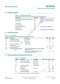 BFU550AVL Datasheet Page 3