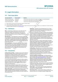 BFU550AVL Datasheet Page 20