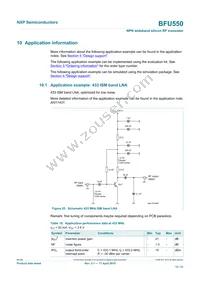 BFU550VL Datasheet Page 15