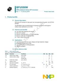 BFU550WF Datasheet Cover