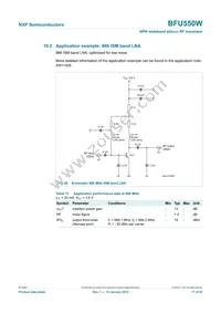 BFU550WF Datasheet Page 17