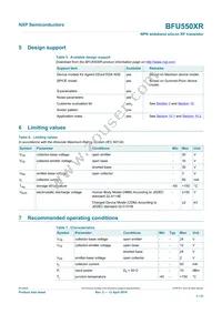 BFU550XRVL Datasheet Page 3