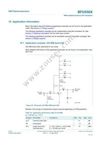 BFU550XVL Datasheet Page 15