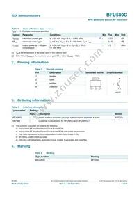 BFU580GX Datasheet Page 2