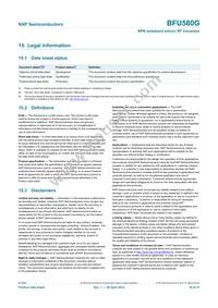 BFU580GX Datasheet Page 19