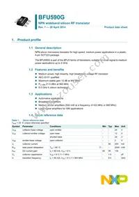 BFU590GX Datasheet Cover