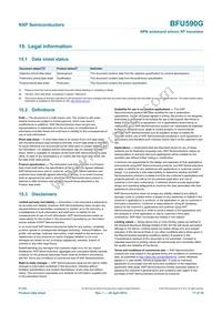 BFU590GX Datasheet Page 17